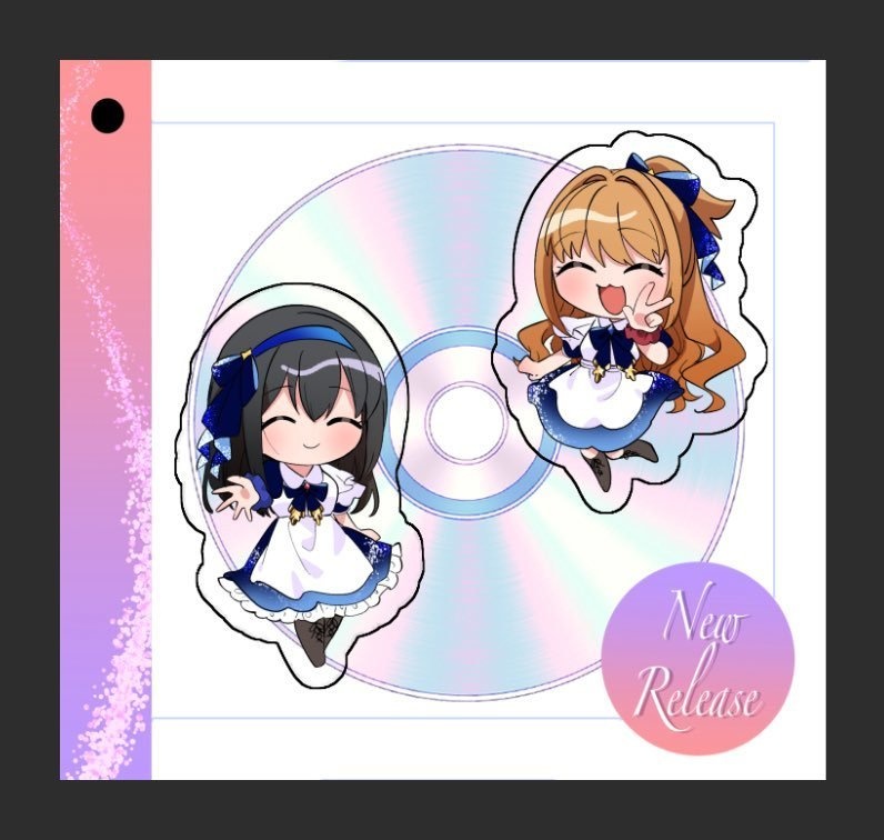 ふみあかCD風シャカシャカアクキー