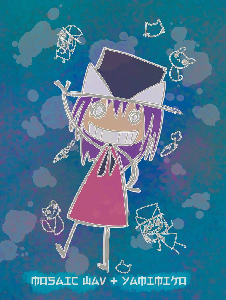 iPhoneケース背面【YAMIMIKO】