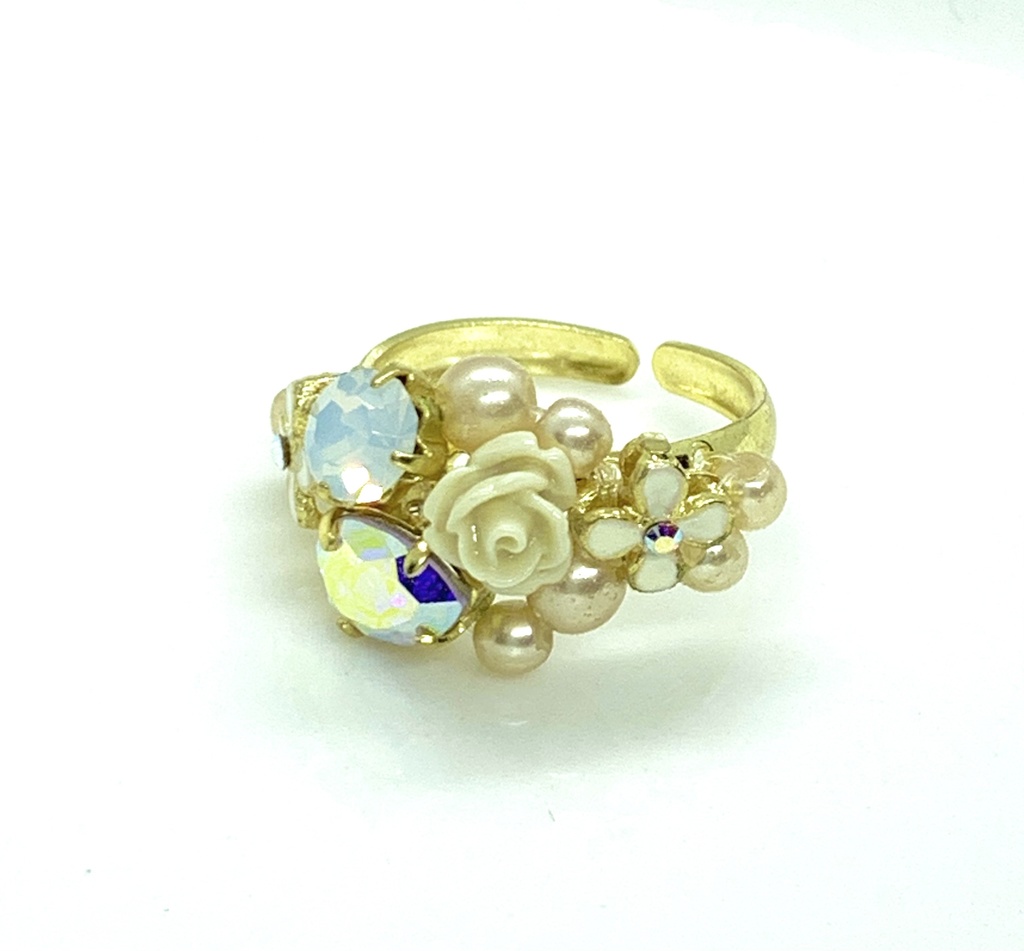 【再販無し】ロージーパールリング