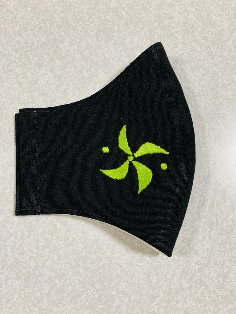 【最終分布】不死川実弥 痣柄 立体布マスク 大きめ