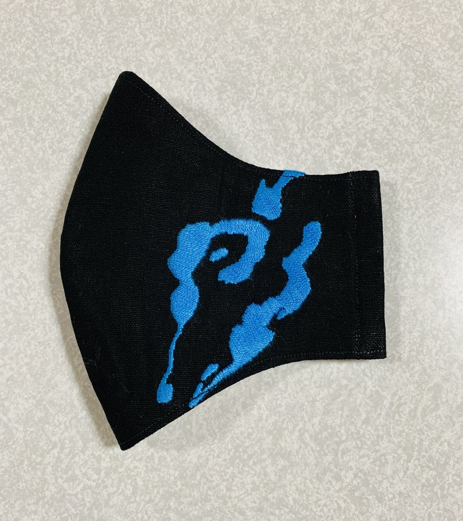 【最終分布】冨岡義勇 痣柄 布マスク 大きめ