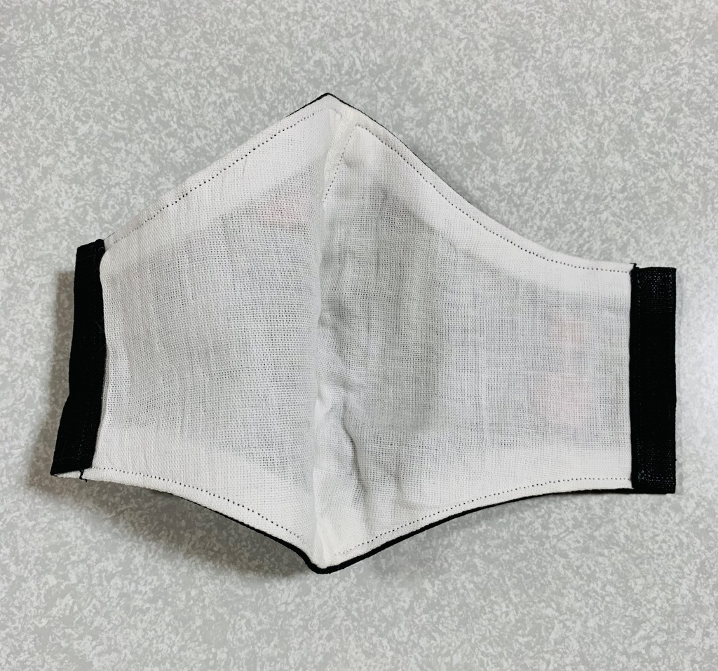 【最終分布】累 顔の模様刺繍 布マスク