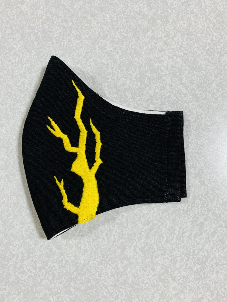 【最終分布】我妻善逸 刀の柄刺繍 布マスク