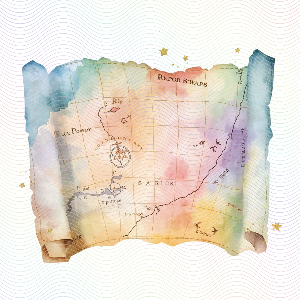 【旅のはじまり】水彩POPアンティーク クリップアート11点セット(おまけ付)|Canva・手帳・SNS用|PNG背景透過