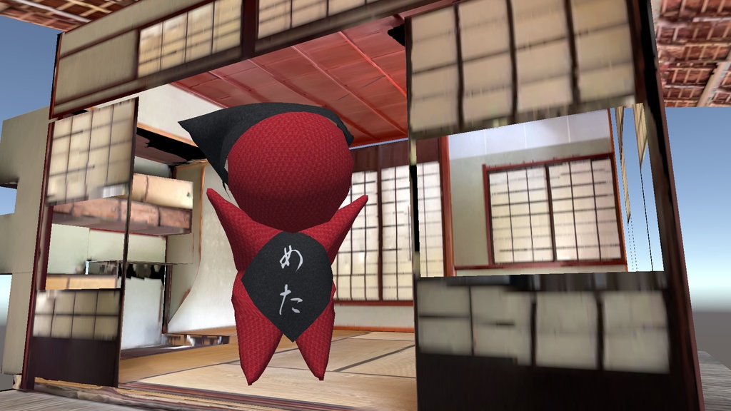 【VRChat向けモデル】さるぼぼ / Sarubobo