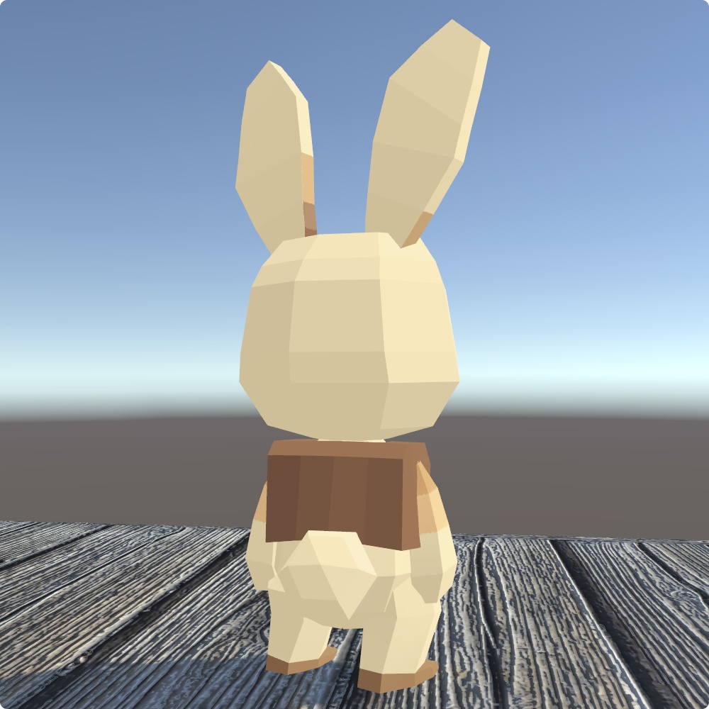 【VRChat向けモデル】ピクセルラビット / Pixel Rabbit
