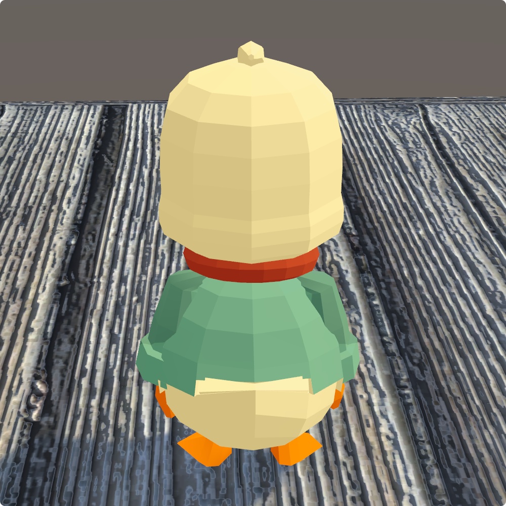 【VRChat向けモデル】ピクセルダック / Pixel Duck