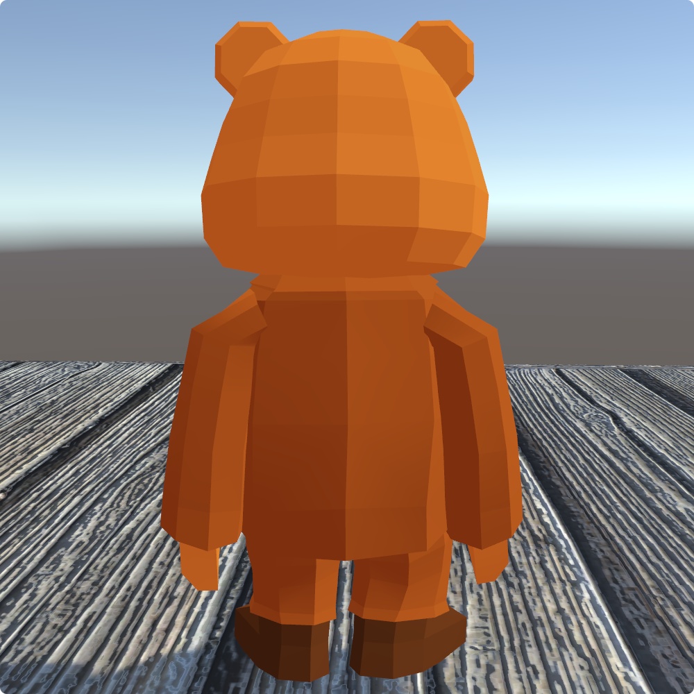【VRChat向けモデル】ピクセルベアー / Pixel Bear