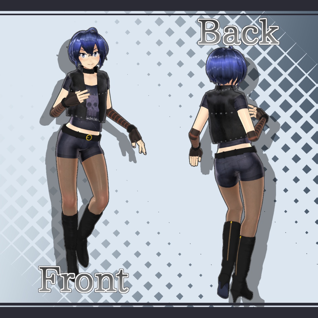 オリジナルアバター「あおい」