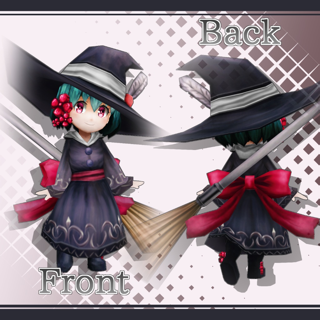 OculusQuest版VRChat対応モデル「メリア」