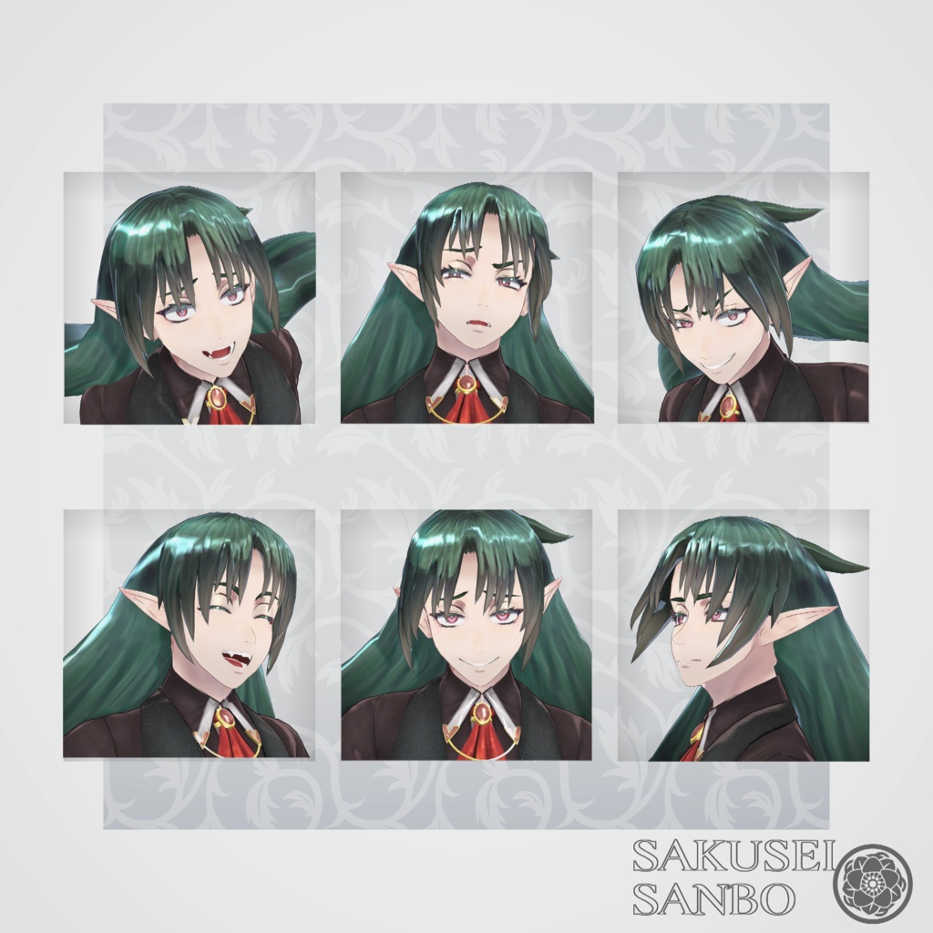 オリジナル3Dモデル「リュゼ」