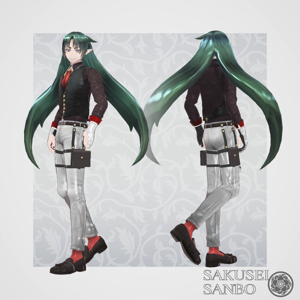 オリジナル3Dモデル「リュゼ」