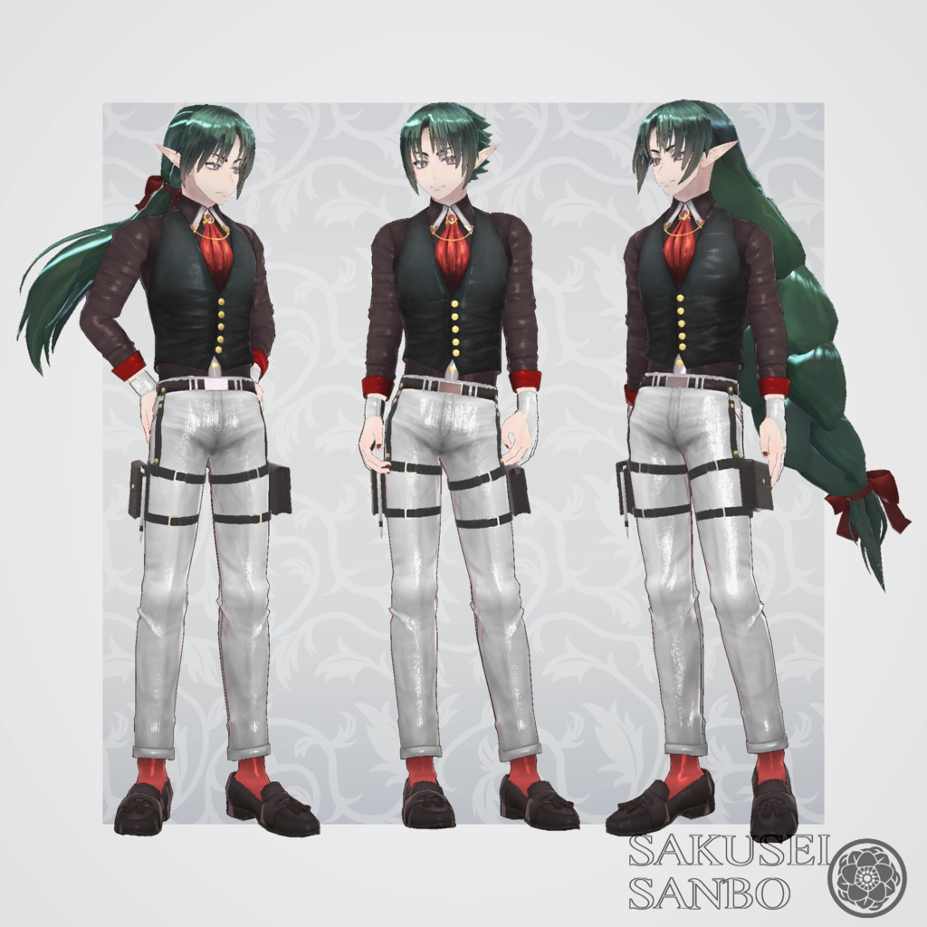 オリジナル3Dモデル「リュゼ」