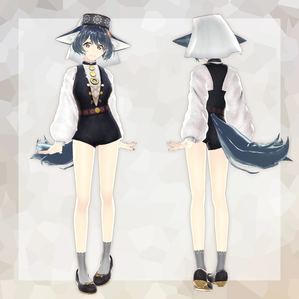 オリジナル3Dモデル「アーリア」