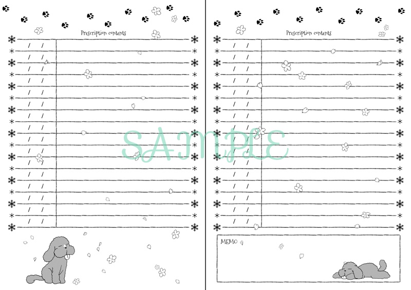 最終頒布【YOI】マッカチン風イラスト・おくすり手帳(カバーあり)