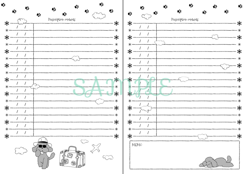 最終頒布【YOI】マッカチン風イラスト・おくすり手帳(カバーあり)