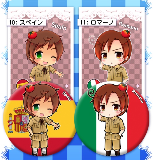 ヘタリア缶バッジ