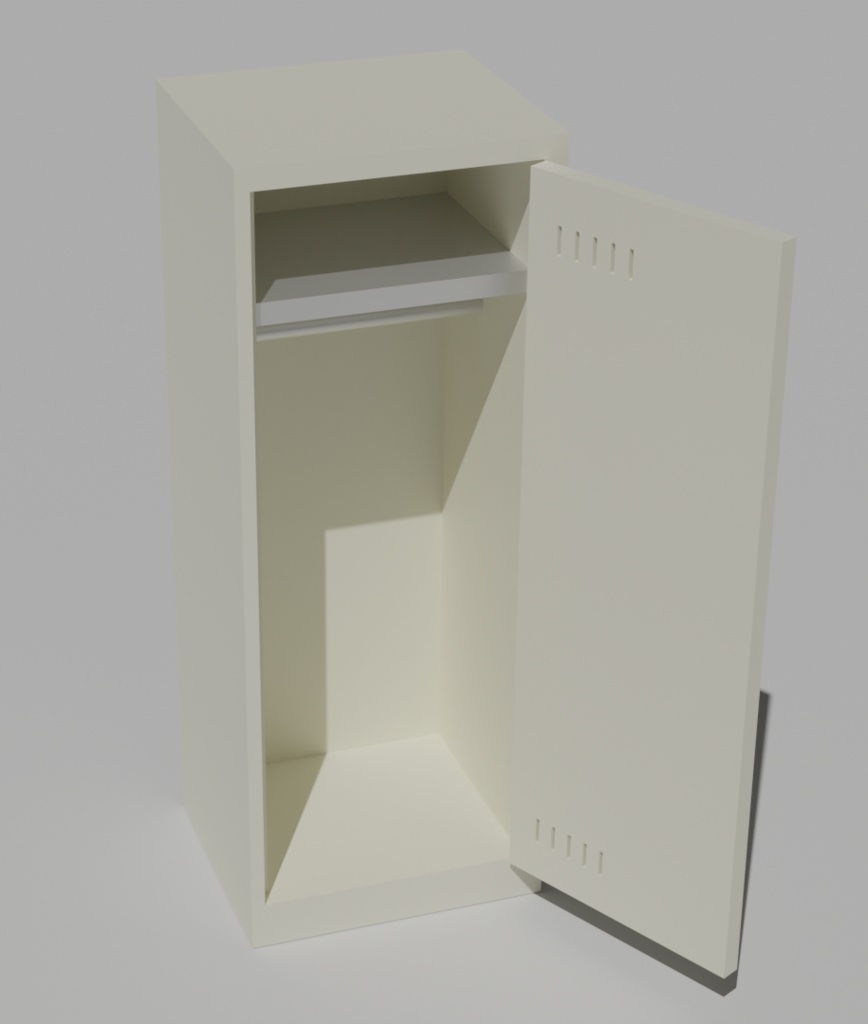 掃除用具入れロッカー cleaning utensil bin