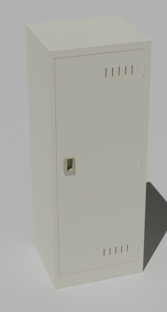 掃除用具入れロッカー cleaning utensil bin