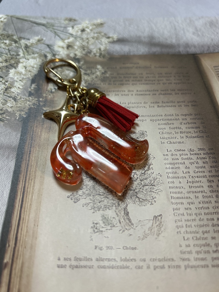 ナレク イニシャルキーホルダー