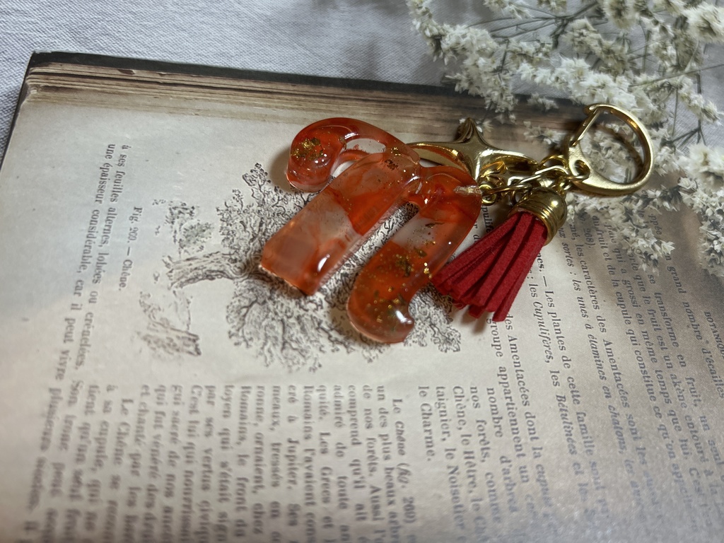 ナレク イニシャルキーホルダー