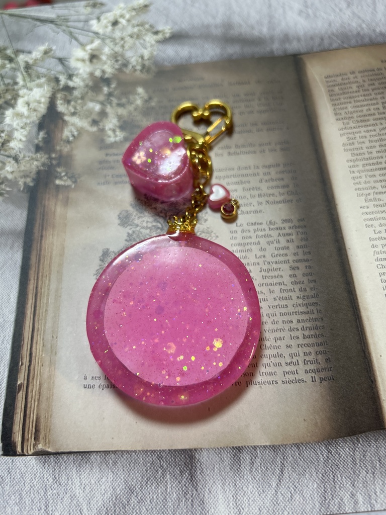 シェイカー2個付きキーホルダー グリまる