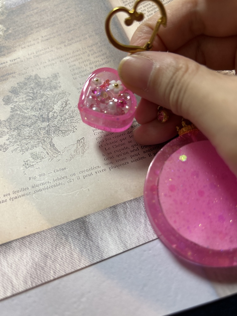 シェイカー2個付きキーホルダー グリまる