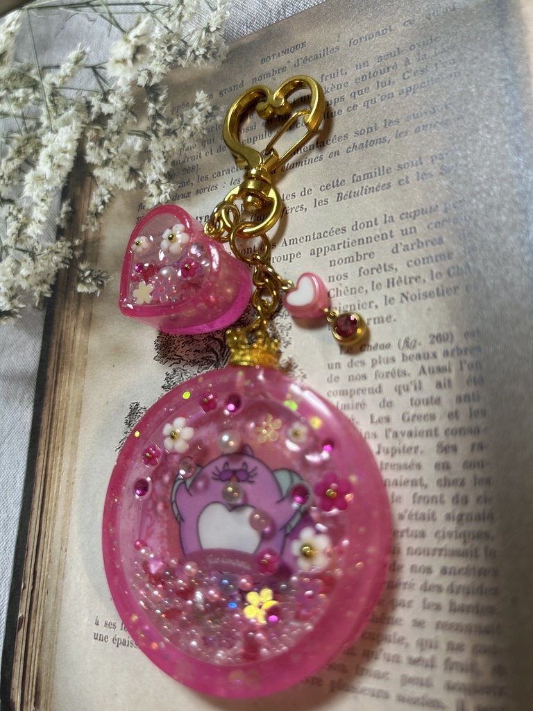 シェイカー2個付きキーホルダー グリまる