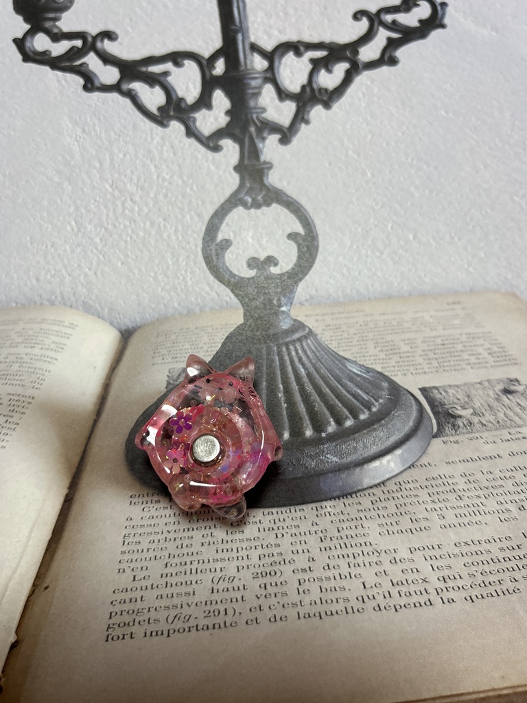 グリまるマグネットお花