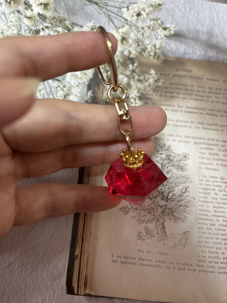 ジェムキーホルダー(ゴールド)