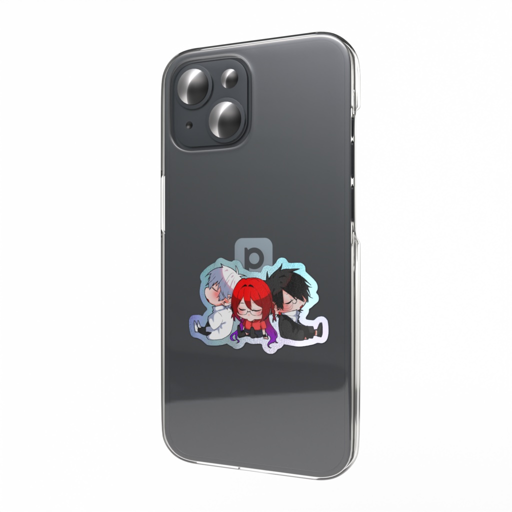 お昼寝　ステッカー　仁夏　狒叉也　倖兎