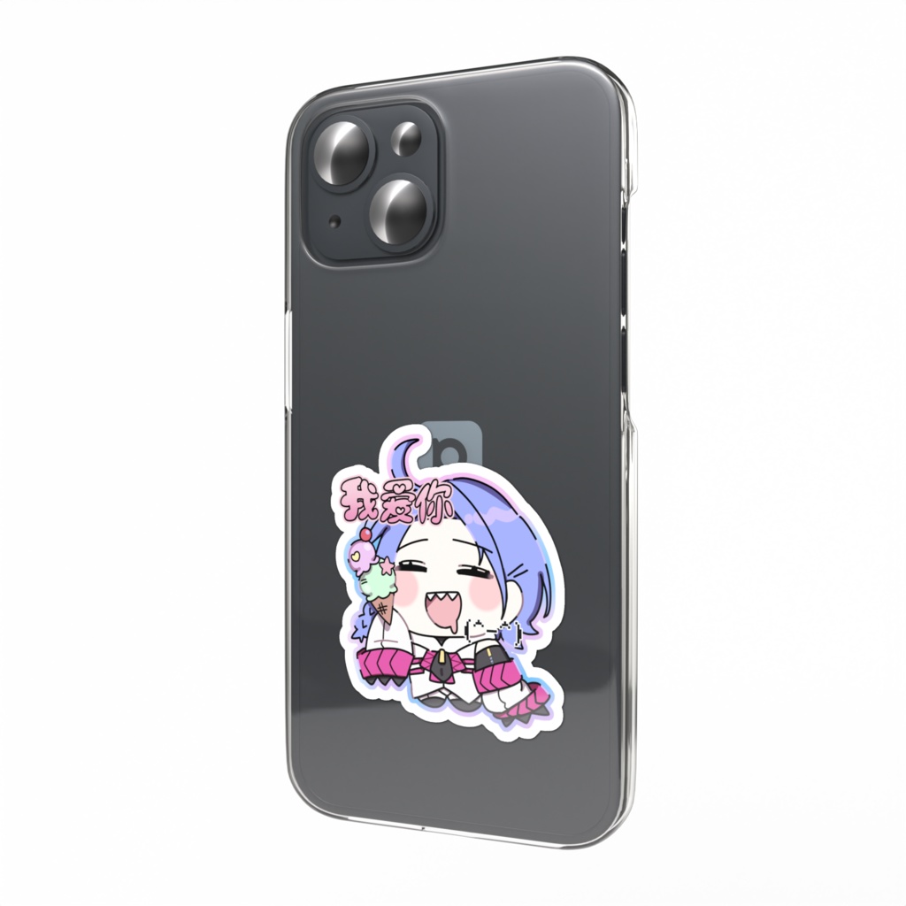 我爱你ミトラちゃんスマホステッカー