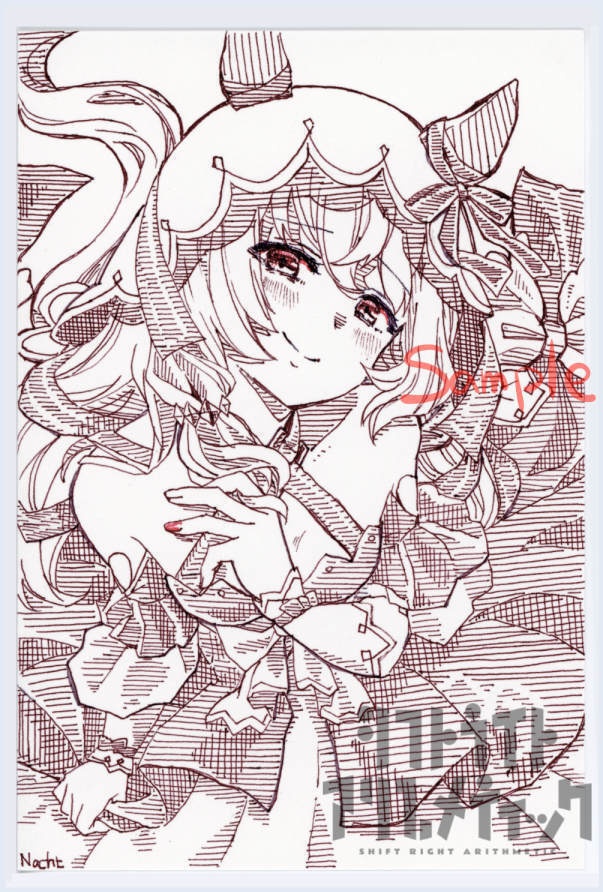 直筆ポストカード（ペン画）