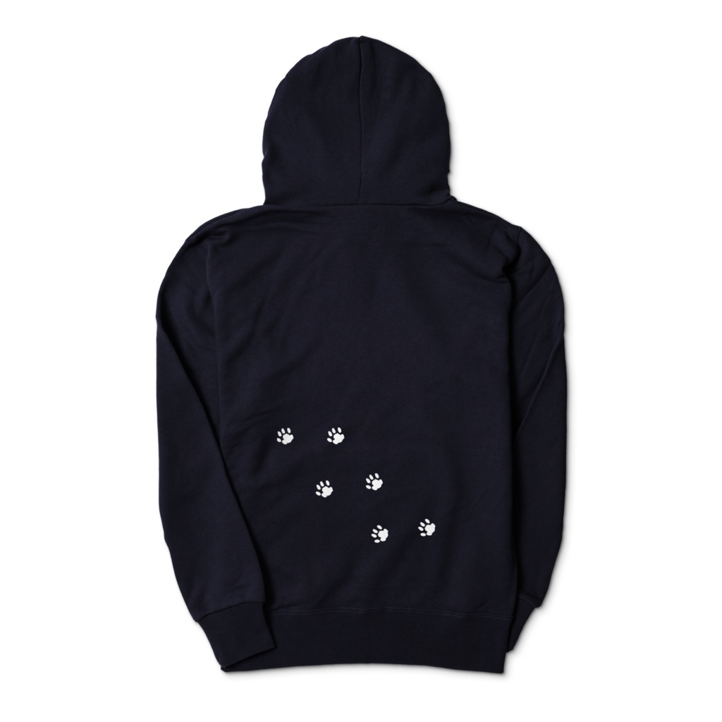 猫服ジップパーカー