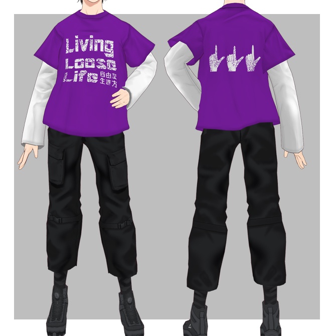 【Vroid】アーパル3L Tシャツ