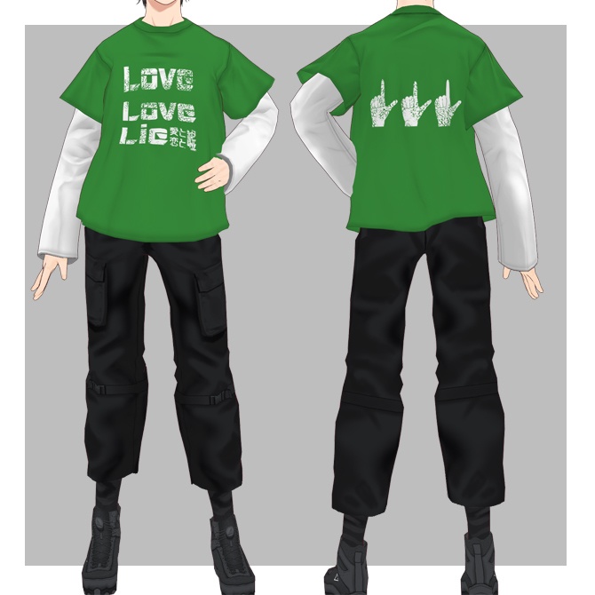 【Vroid】アーパル3L Tシャツ