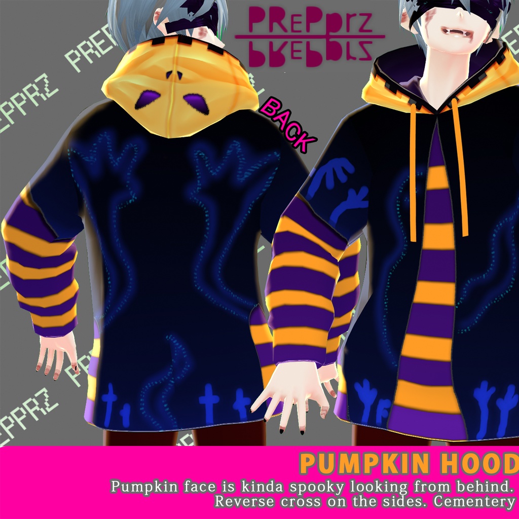 【VRoid】PUMPKIN パーカー