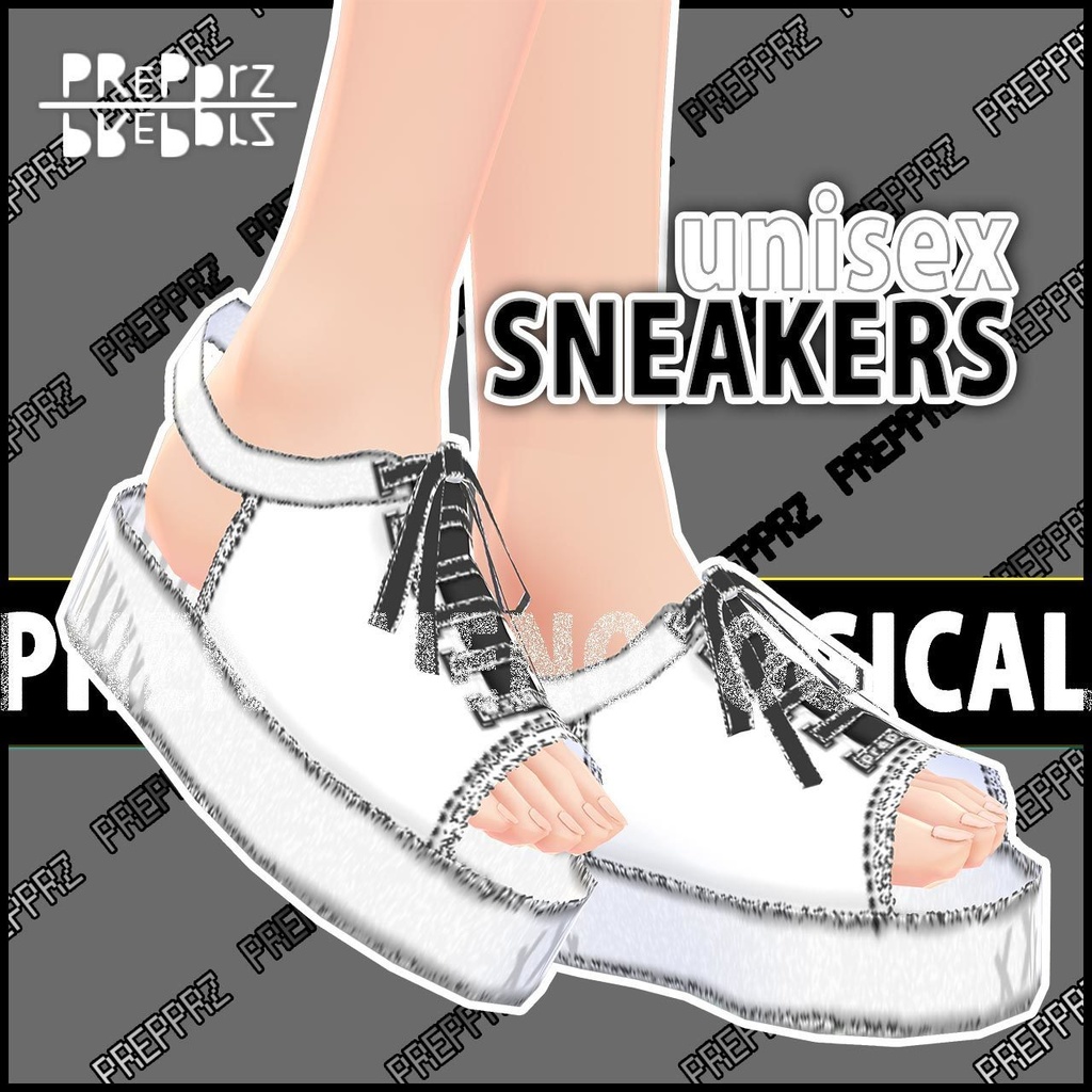 【VRoid】「PHENOMENOLOGICAL」スニーカー (ユニセックス)