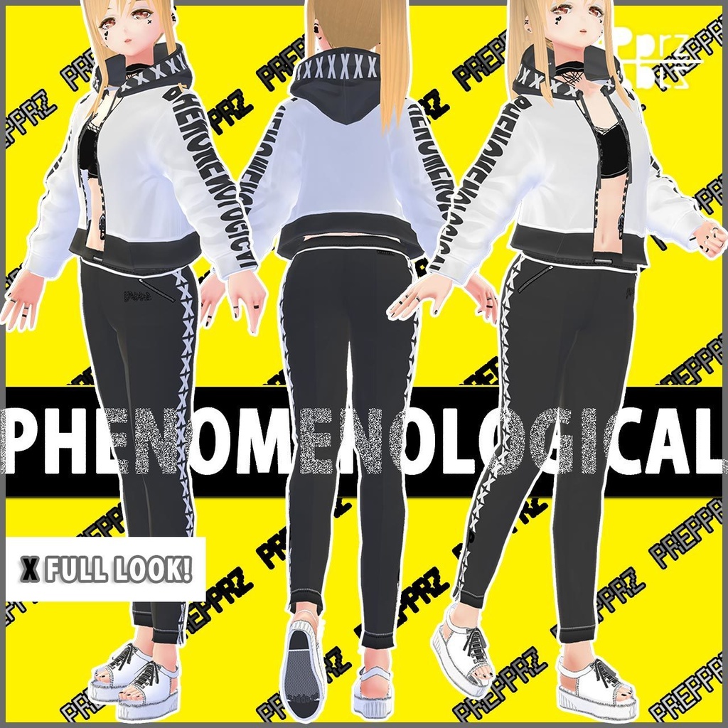 【VRoid】「PHENOMENOLOGICAL」女性向けFセット