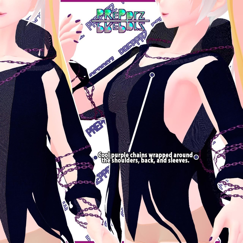 【VRoid】CrazyMshセット