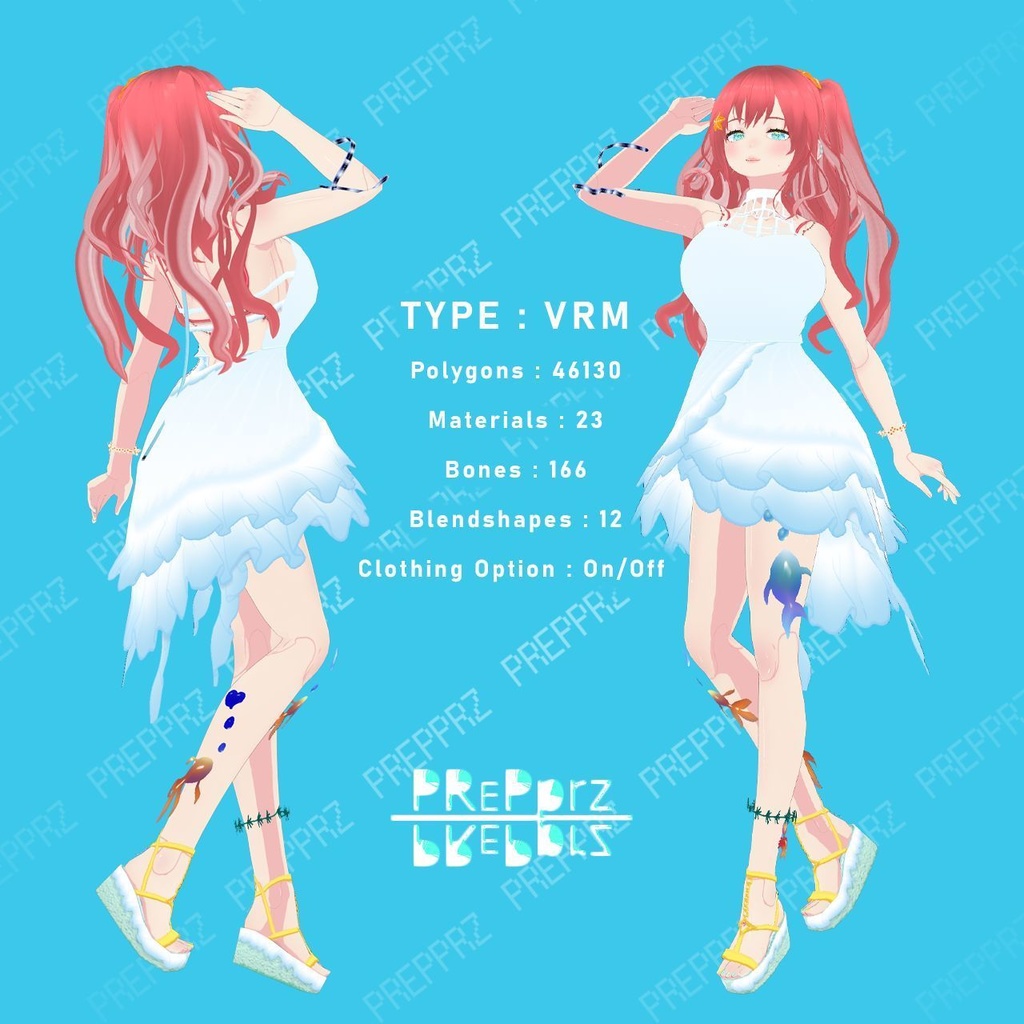 【VRMアバター】001 ARA