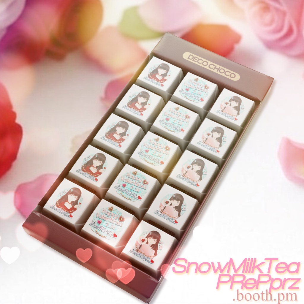 DECOチョコ [LIMITED EDITION] ♥SnowMilkTea Valentine♥