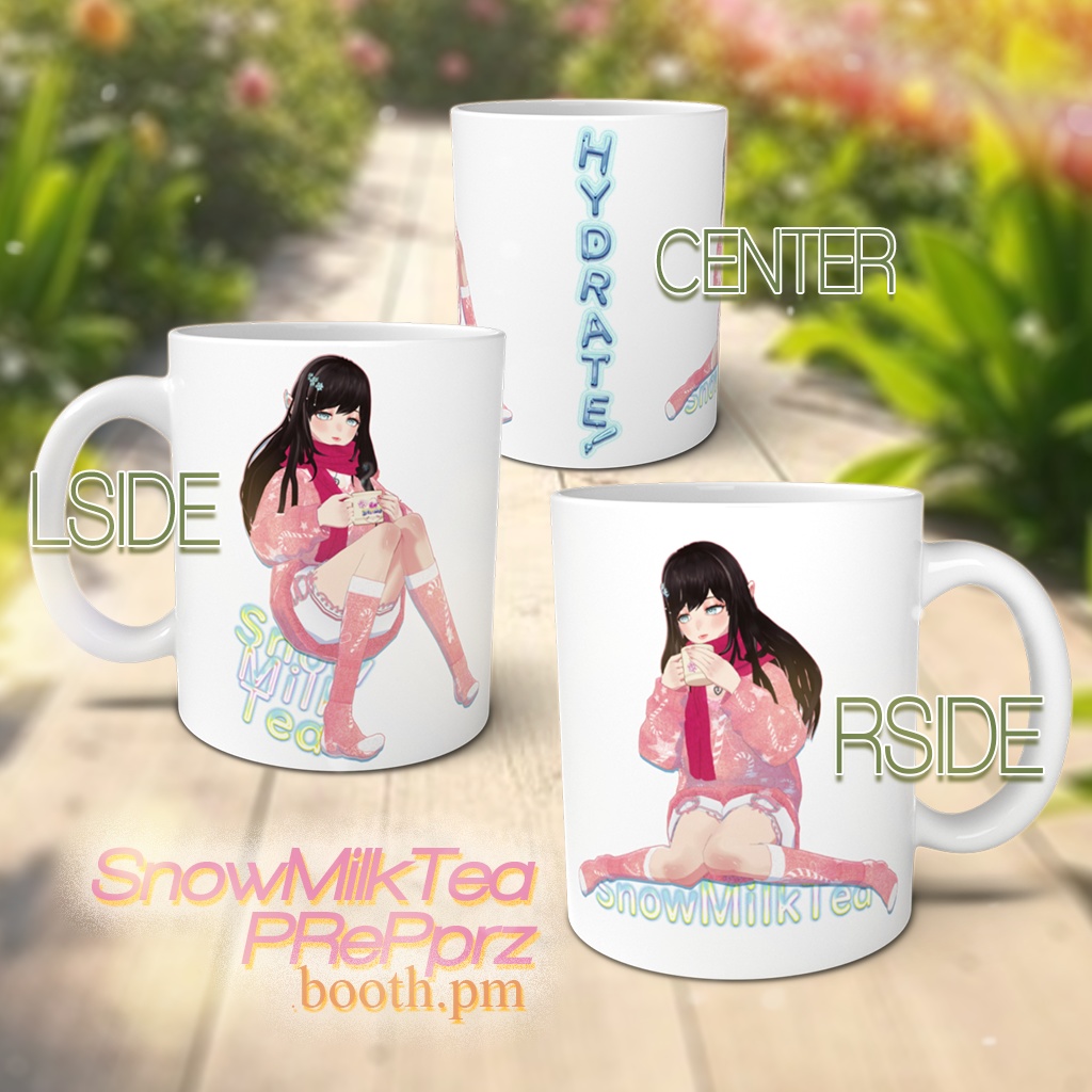 「SnowMilkTea : HYDR▲TE」マグカップ ♦ Mug stoneware