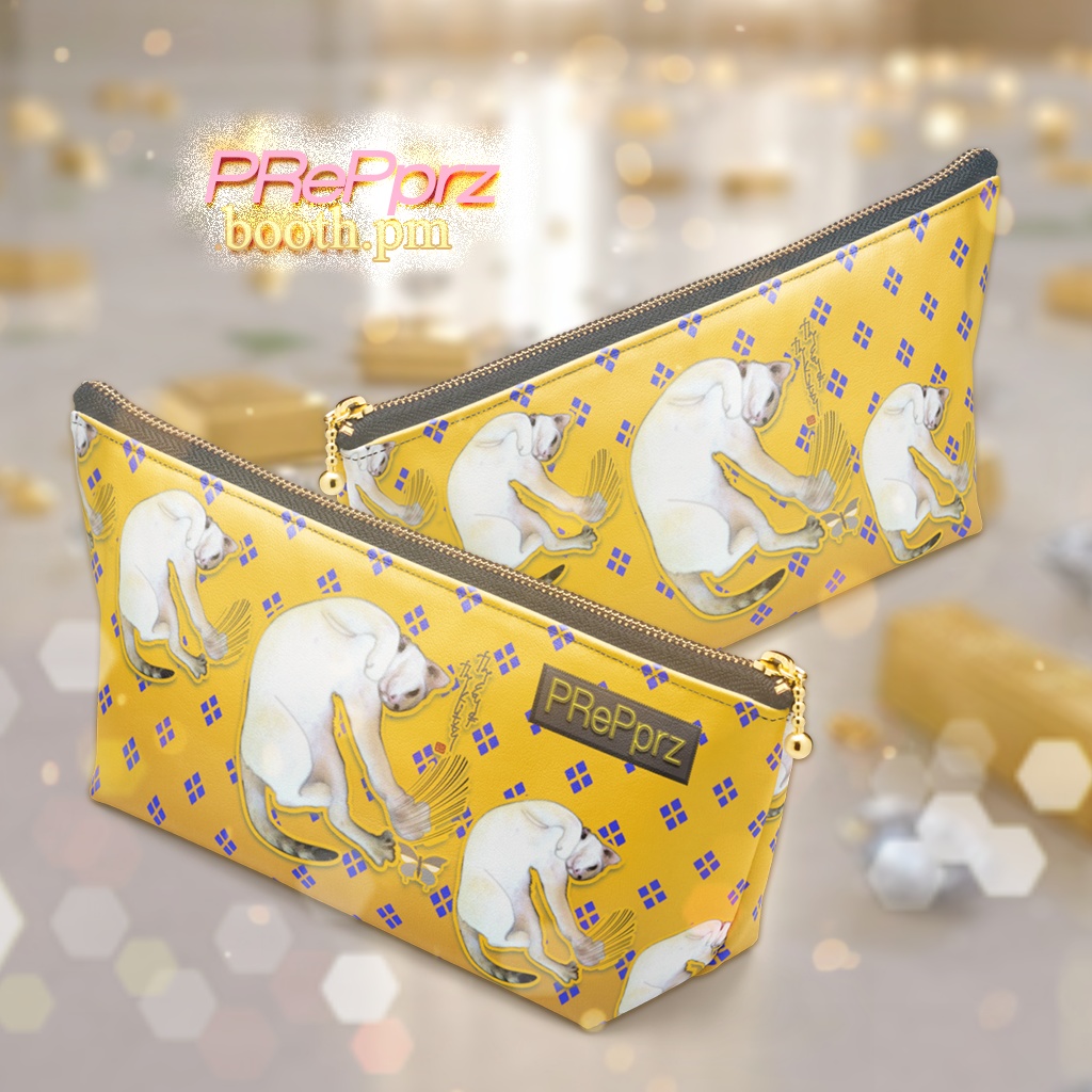 「CLEARLY : The Way Of The Kitty」ポーチ ♦ Pouch