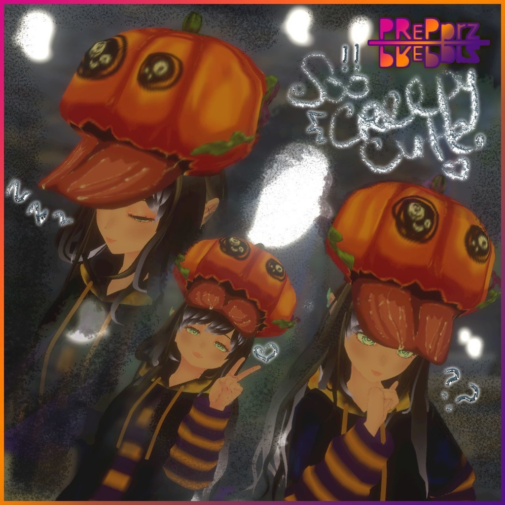 【VRoid XWear】ハロウィン🎃カボチャの帽子🎃PUMPKIN Hat