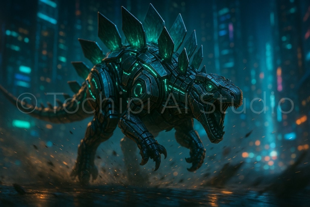 【12K】サイバーメカ恐竜アート 5種セット|Series 01