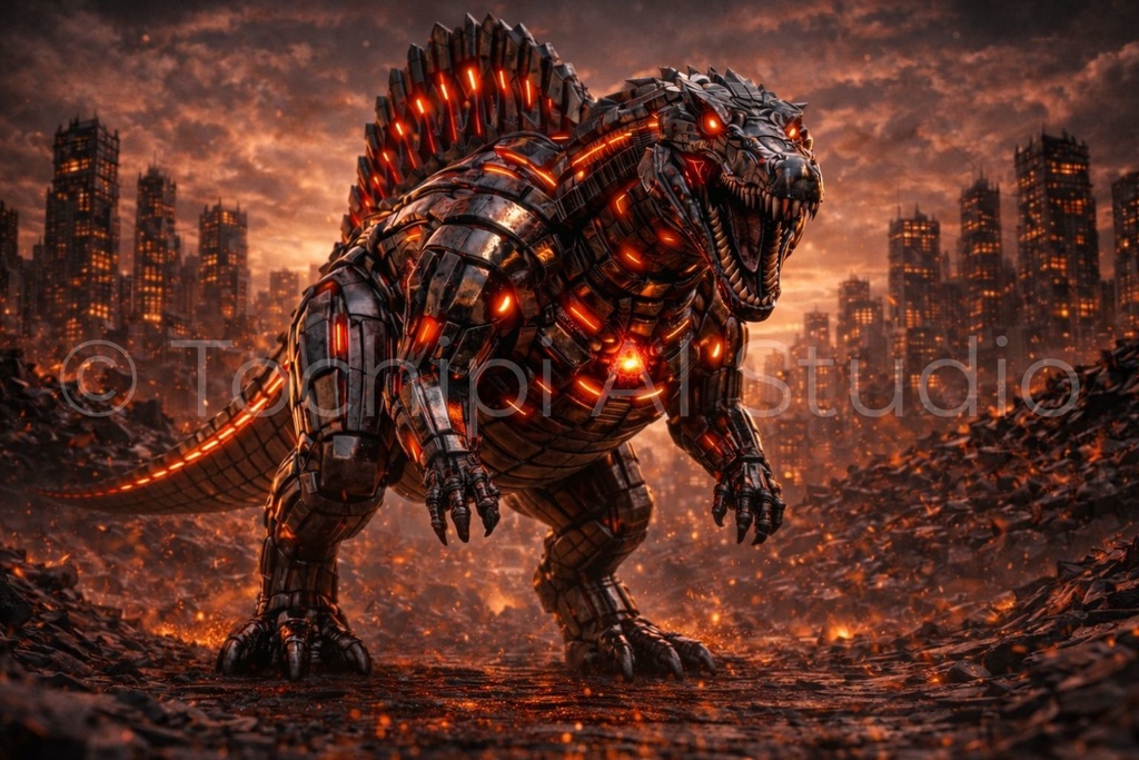 S03 - Cyber Dinosaur Artworks - Spinosaurus / 10 Artworks (4K)