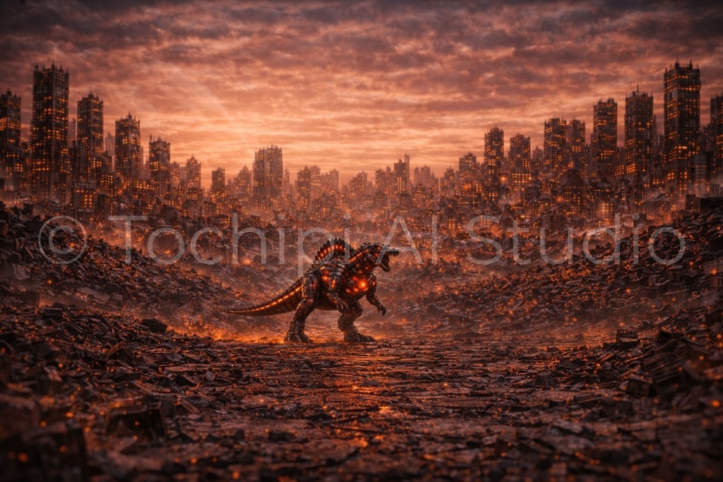 S03 - Cyber Dinosaur Artworks - Spinosaurus / 10 Artworks (4K)