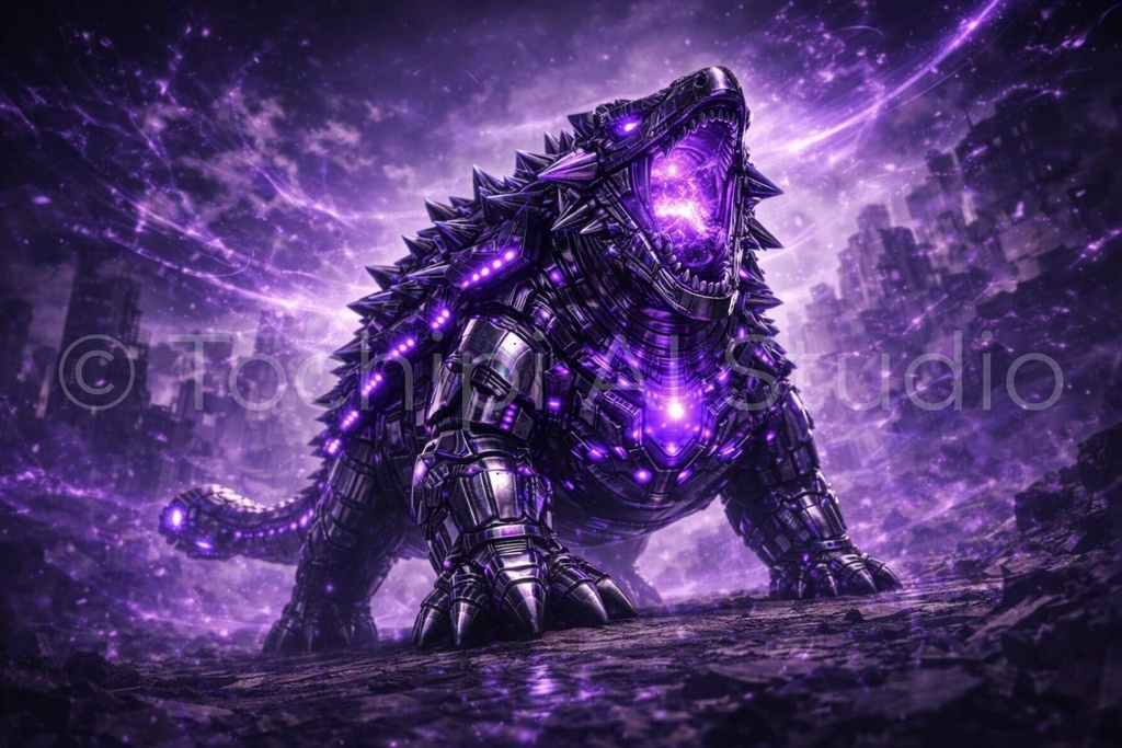 S04 - Cyber Dinosaur Artworks - Ankylosaurus / 10 Artworks (4K)