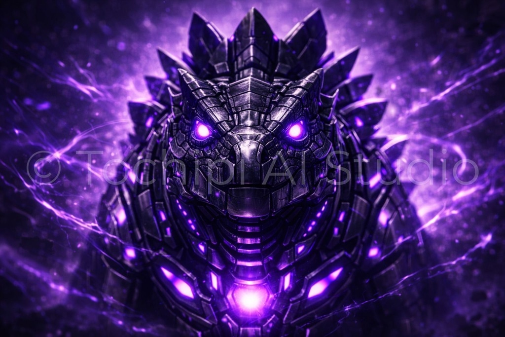 S04 - Cyber Dinosaur Artworks - Stegosaurus / 10 Artworks (4K)